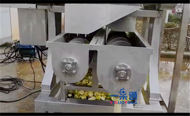 Mango Destoner Industrial Juicer Machine SUS304 Untuk Menghancurkan Buah, Kulit