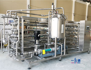 Mesin Jus Minuman Kapasitas Besar Susu Sterilisasi Energi Panas Dengan Uap