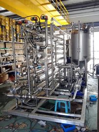 Citrus Juice Tube Mesin UHT Sterilisasi Otomatis Penuh Dengan Kapasitas Besar