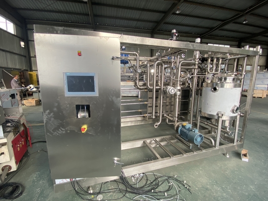 kapasitas yang dapat disesuaikan 500-20000l/jam Pasteurizer Untuk Jalur Pengolahan Kelapa Air Kelapa / Susu Kelapa