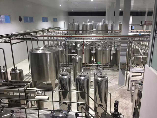 Lini Produksi Susu UHT Berkualitas Tinggi Solusi Khusus Untuk Pabrik Pengolahan Susu Uht 500-20000L/H