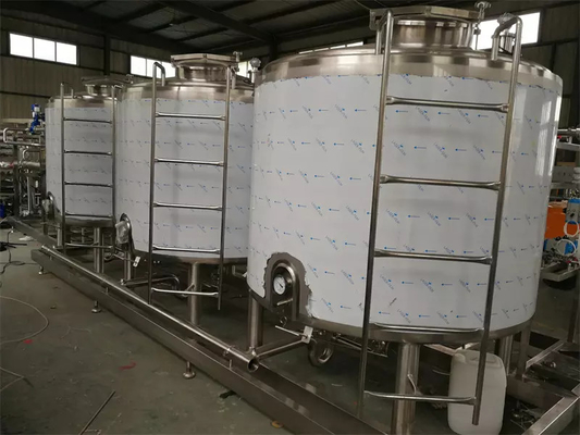 SUS304/316 Performa Biaya Tinggi Pabrik Produksi Susu Tanaman Disesuaikan Pabrik Pengolahan Susu Kedelai/Almond/Oat/Rice Baru Peralatan Lini Pengolahan Untuk Pabrik Susu
