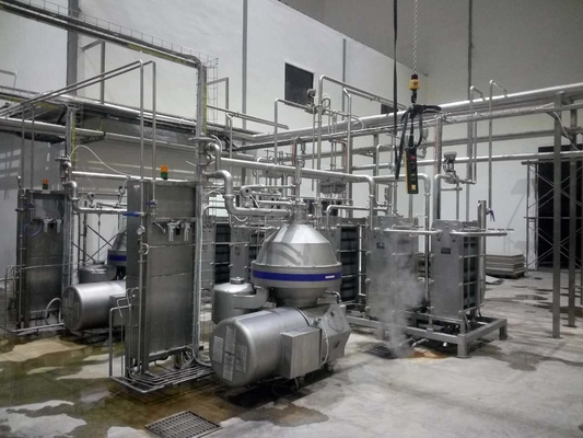 SUS304/316 Performa Biaya Tinggi Pabrik Produksi Susu Tanaman Disesuaikan Pabrik Pengolahan Susu Kedelai/Almond/Oat/Rice Baru Peralatan Lini Pengolahan Untuk Pabrik Susu
