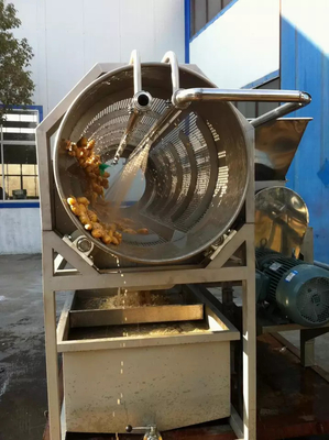 Performa Tinggi Disesuaikan Ginger Processing Line wortel / Ginger / Beet Produksi Plant Mesin Untuk Industri Sayuran Dengan PLC
