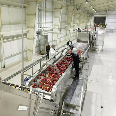 Proyek Kunci Kunci Baru 500-20000kg/H Mesin Jus Apple/Pear Pabrik Produksi Apple Lengkap Jalur Pengolahan Jus Apple Pulp