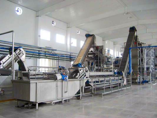 Performa Tinggi Mesin Pengolahan Blueberry Disesuaikan Pabrik Produksi Blueberry/Strawberry/Raspberry Mesin Jus Blueberry/Pulp/Jam Dengan PLC