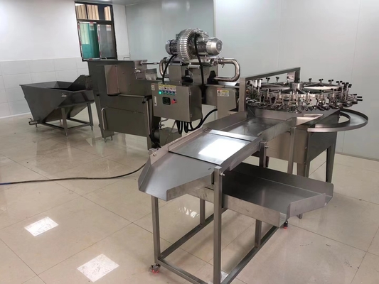Industrial High Liquid Process Line Otomatis Seluruhnya Biji telur Putih Break Separator Mesin pemutus terpisah