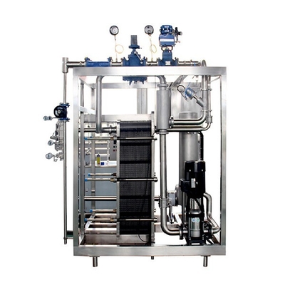 8T / H SUS304 135-150 Derajat Mesin Pasteurizer UHT Untuk Susu