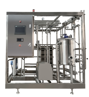 Sterilisasi Pasteurisasi Profesional Untuk Susu / Yogurt / Telur Liquid Processing Line 500-20000l/H Pasteurizer Disesuaikan SUS 304/316