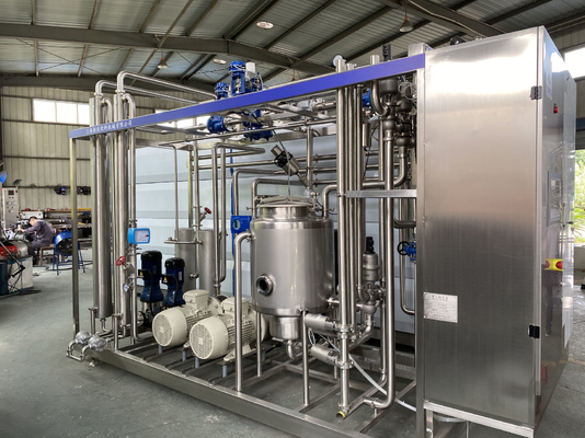 0.5-20t/H Pasteurizer Disesuaikan Untuk Ginger/Cucumber/Kale Processing Line Mesin Pasteurisasi Dengan PLC SUS304/316