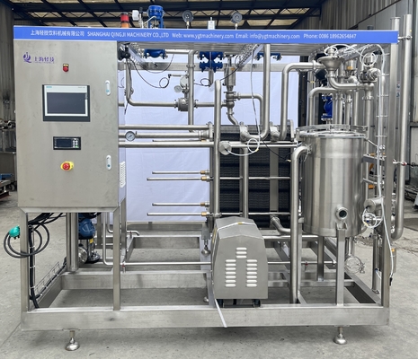 Mesin Sterilisasi Pasteurizer Untuk Pabrik Pengolahan Cairan Telur Dengan PLC Otomatis