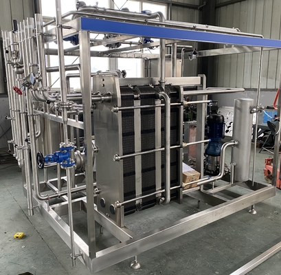Pasteurizer Kapasitas Tinggi 0.5-20L/H Untuk Susu/Buah Jus/Sauce Processing Line Mesin Pasteurisasi Penuh Otomatis atau Semi-Otomatis Dengan PLC