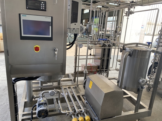 Mesin Sterilisasi Pasteurizer Untuk Pabrik Pengolahan Cairan Telur Dengan PLC Otomatis
