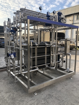 Mesin Sterilisasi Pasteurizer Untuk Pabrik Pengolahan Cairan Telur Dengan PLC Otomatis