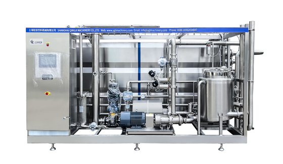 SUS304/316 UHT sterilisator untuk susu/yogurt/telur mesin pengolahan cairan mesin sterilisasi UHT dengan sterilisator tabung PLC