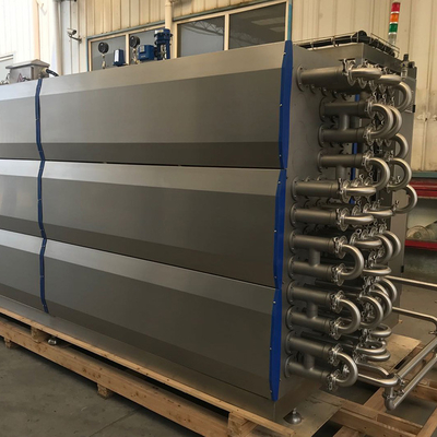 Efisien Dan Mudah Dioperasikan Sterilisator UHT Untuk Jalur Pengolahan Jus Buah/bir Disesuaikan 500-20000L/H Peralatan Sterilisasi Tubular SUS304/316