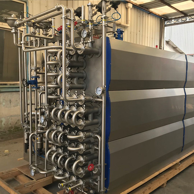 Baru Hot Sale UHT Sterilizer Untuk Susu / Saus / Jus Processing Line Disesuaikan Tubular Mesin Sterilisasi 500-20000L / H