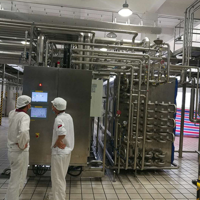 Sterilisator 500-20000l/H UHT untuk berbagai jenis produk cair SUS304/316