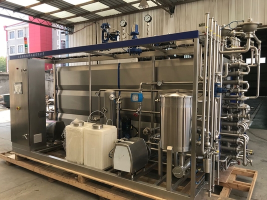 Efisien Dan Mudah Dioperasikan Sterilisator UHT Untuk Jalur Pengolahan Jus Buah/bir Disesuaikan 500-20000L/H Peralatan Sterilisasi Tubular SUS304/316