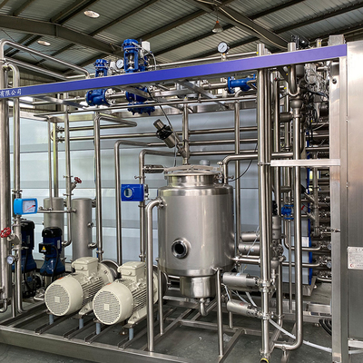 Harga rendah kustomisasi Uht Sterilizer Untuk Tomat Saus Pabrik Pengolahan Tubular Mesin Sterilisasi Pertukaran Panas