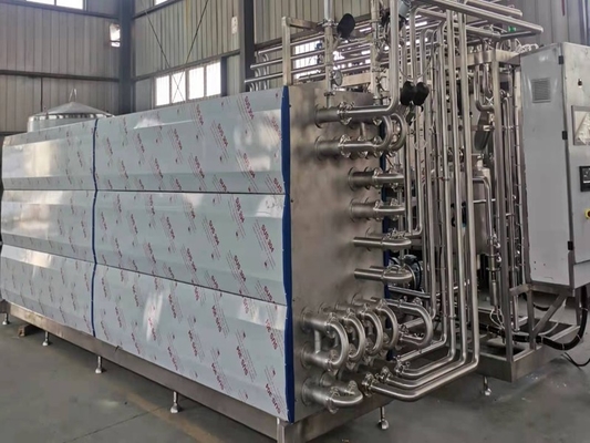 Harga rendah kustomisasi Uht Sterilizer Untuk Tomat Saus Pabrik Pengolahan Tubular Mesin Sterilisasi Pertukaran Panas