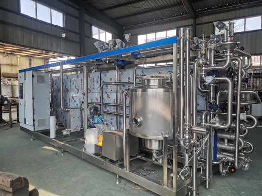 Teknologi Canggih Mesin Sterilisasi UHT 0.5-20T/H Disesuaikan Untuk Jalur Pengolahan Jus Jeruk/Apel/Mango Sterilisator UHT Baru Dengan PLC