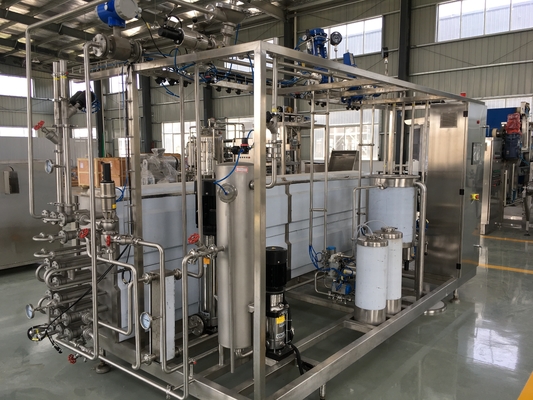 Sterilisator Otomatis 500-2000L/H untuk Jalur Pengolahan Susu/ Jus/ Sauce Sus304/316