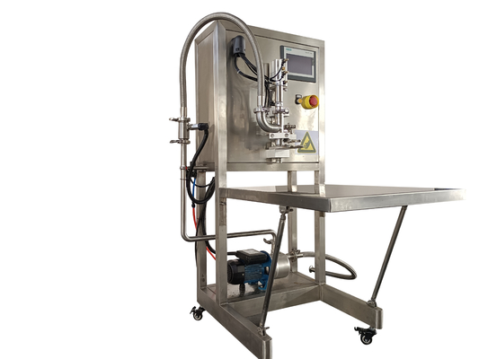 Penuh BIB Semi-otomatis Non-aseptik untuk 2L / 5L / 15L Tas dalam Kotak Mesin Pengisian Jus Buah / Susu / Minyak Dengan PLC