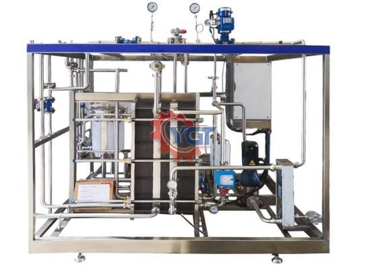 Efisiensi dan Produktivitas Tinggi UHT Milk Processing Line Untuk Uht Milk Disesuaikan 500-20000l/H Dengan PLC SUS304/316