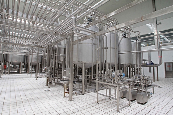 Optimasi Pasteurisasi Milk Line Produksi Dengan Solusi Proyek Turnkey Disesuaikan Pasteurisasi Milk Machine 0.5-2T / H