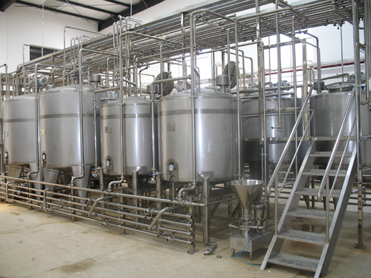 Optimasi Pasteurisasi Milk Line Produksi Dengan Solusi Proyek Turnkey Disesuaikan Pasteurisasi Milk Machine 0.5-2T / H