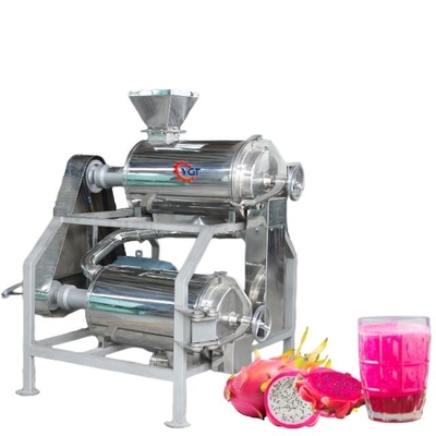 SUS304/316 Jalur Pengolahan Pitaya Lengkap Disesuaikan Passion Fruit/Pitaya/Guava Peralatan Pabrik Produksi Dengan PLC Untuk Pabrik Buah