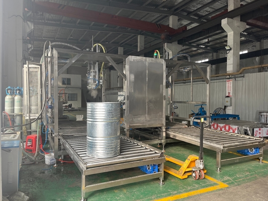 Mesin Pengisian Kepala Ganda Berkinerja Tinggi Disesuaikan 20-1000l BID Bag In Drum Aseptic Filler Ton Box Filler Untuk Pabrik Minuman Susu