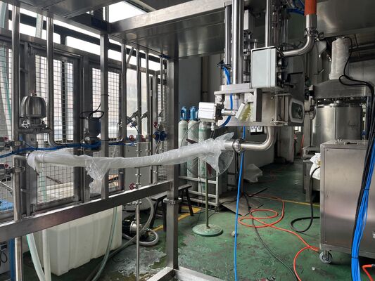 Sumber Daya 220V50Hz3Phase Aseptic Bag Filler Featuring PLC Control System Memberikan Solusi Pengisian Aseptik yang Tepat