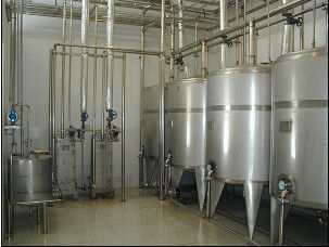 CIP 3000 Sistem cuci CIP ISO 9001 Sertifikasi Jalur Pengolahan Makanan dan Minuman Pembersihan Otomatis untuk Produksi Industri
