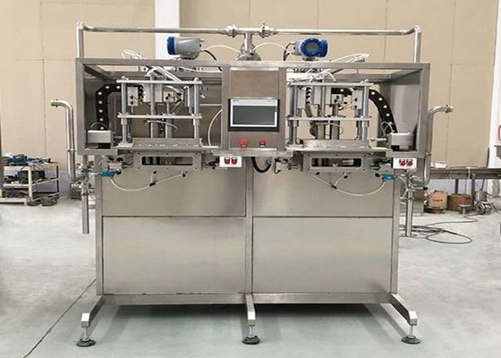 SUS304/316 Mesin Pengisi Asaptik Kepala Tunggal atau Kepala Ganda Untuk 1-220L Pengisi Kantong Asaptik Minyak/Yogurt/Saus Dengan PLC