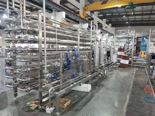 Mesin Sterilisasi Tubular UHT Yogurt Bahan Pasteurizer SUS304