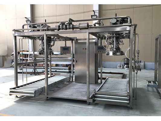 Efektivitas Biaya Kepala Tunggal atau Ganda 1-220L BID Filler Asptik Untuk Ketchup/Jus Buah/Pabrik Susu Sus304