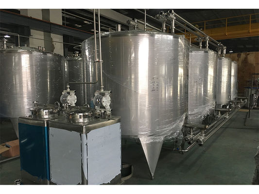 CIP 3000 Sistem cuci CIP ISO 9001 Sertifikasi Jalur Pengolahan Makanan dan Minuman Pembersihan Otomatis untuk Produksi Industri