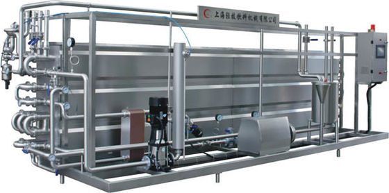 Peralatan Lengkap Otomatis Penuh Sterilizer UHT Tubular untuk Pengolahan Susu dan Minuman