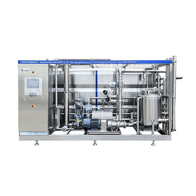 Mesin Sterilisasi Pasteurisasi UHT Tubular Otomatis Baru untuk Puree Buah Peralatan Industri Mike dengan Garansi PLC 1 Tahun